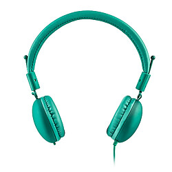 NGS CROSS HOP TEAL: Casque avec microphone et connexion jack 3,5 mm. Fonction mains libres. Câble de 150 cm. Couleur verte pas cher