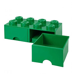 Avis Brique de Rangement Empilable avec Tiroir 8 plots LEGO® Vert