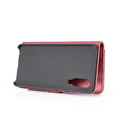 Wewoo Housse Coque Etui en cuir Crazy Horse Texture Flip détachable magnétique pour HuP30, avec porte-cartes et & Portefeuille (Rouge) pas cher