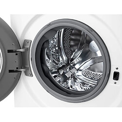 Lave-linge hublot 9kg 1400 tours/min blanc/noir - F94R50WHS - LG pas cher