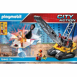 Playmobil® Dragline avec mur de construction Playmobil City Action 70442