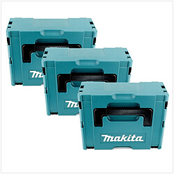 Makita Coffret à outils en plastique MAKPAC 2 - 3 pièces. - sans insert