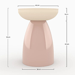 Rendez Vous Deco Table d'appoint Colette D40 cm