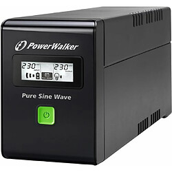 PowerWalker VI 600 SW 600VA 3sortie(s) CA Compact Noir alimentation d'énergie non interruptible - Alimentations d'énergie non interruptibles (600 VA, 360 W, 220 V, 240 V, 220 V, 240 V) pas cher