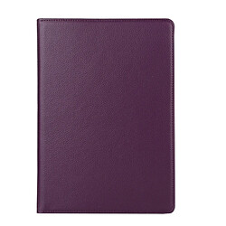 Wewoo Coque Violet pour iPad Pro 10.5 pouces Litchi Texture 360 degrés Spin Multi-fonction Horizontal Flip en cuir Housse de protection avec support