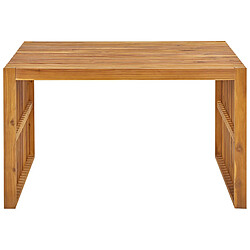 Acheter Beliani Table de jardin Bois Bois clair BELLANO