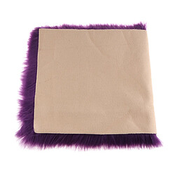 Acheter 60cmx90cm peau de mouton moelleux peau fausse fourrure faux tapis tapis tapis violet