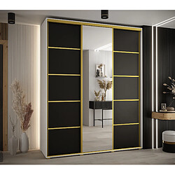 Abiks Meble Armoire DAVOS 5 À Portes Coulissantes 235,2/200/45 3 Portes