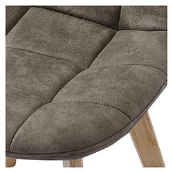 Acheter Moloo STELLA OAK - Chaise scandinave marron clair pieds chêne (x2)