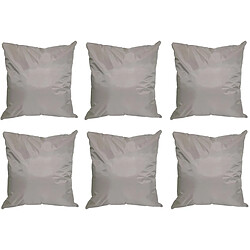 Jardindeco Coussin extérieur carré 60 cm Sun (Lot de 6).