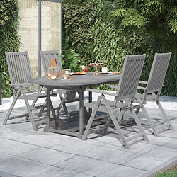 Maison Chic Ensemble de salle à manger de jardin 5 pcs,Table et chaises d'extérieur Bois d'acacia massif -GKD748678