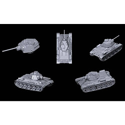 Icm Maquette Char Russian T-34/76 (late 1943 Production) Wwii Soviet Medium Tank