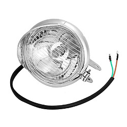 1pcs 4'' Moto Feux de Brouillard Tache Chrome Personnalisé Lampe De Tête De Lumière Pour Honda