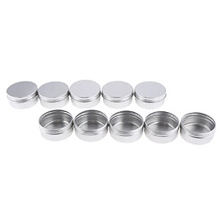 Avis 10x 50ml Conteneurs Cosmétiques Vide Pots de Voyage pour Echantillons Maquillage, Crème, Baume à lèvres , Paillette , Poudre