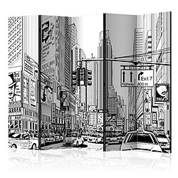 Artgeist Paravent - Street in New York city II [Room Dividers] [225x172]