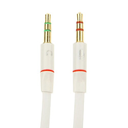 Wewoo Adaptateur Audio Jack 3,5 mm Femelle à Jack 3,5 mm Mâle Microphone Jack + Jack 3,5 mm Écouteur Câble