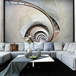 Paris Prix Papier Peint White Spiral Stairs 154 x 200 cm