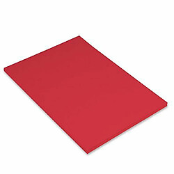 Canson Iris Vivaldi Papier couleur A3 Lisse 185g/m² 29,7 x 42 cm Rouge Lot de 50