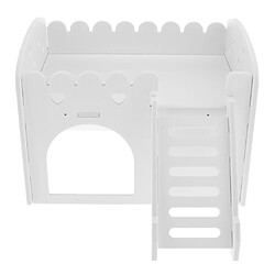 Design mignon Mini petit château animalier maison hamster Live Play House blanc