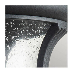 Avis Elstead Lighting Applique murale extérieur Chicago Aluminium,verre grainé transparent Noir texturé