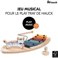 Hauck Tablette de jeux chaise haute Music Zebra