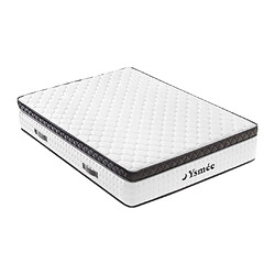 Vente-Unique Matelas 140 x 190 cm ressorts ensachés et surmatelas intégré ép.34cm - COSMOPOLITAIN II de YSMÉE