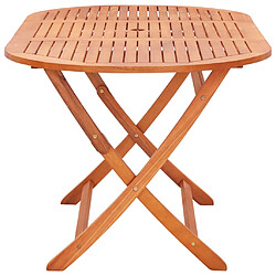 Acheter vidaXL Ensemble à manger d'extérieur 7 pcs Bois d'eucalyptus/textilène