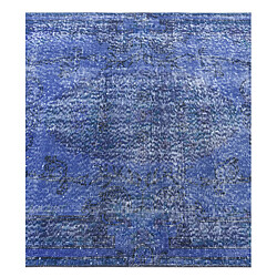 Acheter Vidal Tapis de laine 191x104 Bleu Ultra Vintage