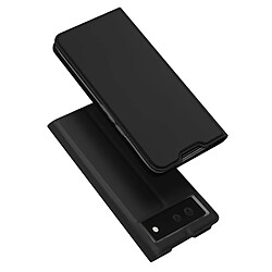 Dux Ducis Etui en PU + TPU avec porte-cartes et support noir pour votre Google Pixel 6