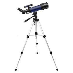 Avis Télescope Astronomique Haute Définition 16x 66x 70mm Avec Trépied Bleu YONIS