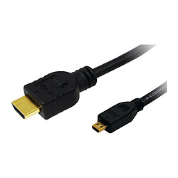 LogiLink Câble HDMI, A mâle - micro D mâle, 1 m ()