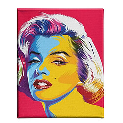 EPIKASA Impression sur Toile Marilyn Monroe, Multicouleur, Polyester, 45x3x70 cm