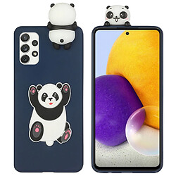 Coque en TPU antichoc, avec décoration de figurines 3D Panda pour votre Samsung Galaxy A73 5G