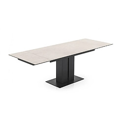 Acheter Inside 75 Table extensible 10 couverts PEGASO 230 cm pieds métal plateau céramique blanc