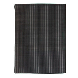 Thedecofactory BALI CHIC - Tapis en bambou avec ganse noir 60x90