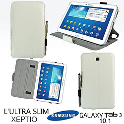 Xeptio Samsung Galaxy Tab 3 10.1 pouces blanc