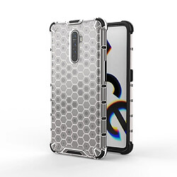 Wewoo Coque Souple pour PC + TPU en nid d'abeille antichoc Ace Oppo Reno Ace blanc