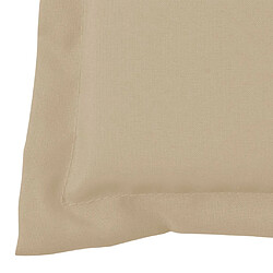 Decoshop26 Coussin de banc de jardin Beige 150 x 50 x 3 cm DEC021755 pas cher