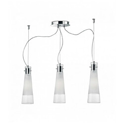 Ideal Lux Suspension Transparente KUKY 3 ampoules