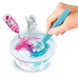 Canal Toys SO DIY So Slime Tie & Dye Kit 1 pot de slime transparente et 1 étendoir a slime - Colore ta slime !