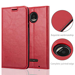 Cadorabo Coque Motorola MOTO Z PLAY Etui en Rouge