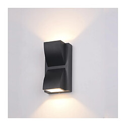 Luminaire Center Applique de jardin en aluminium Edgar Noir