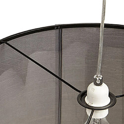 Mes Suspension ronde 50x50x30 cm en tissu gris pas cher