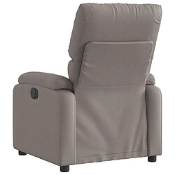 Acheter vidaXL Fauteuil inclinable Taupe Tissu