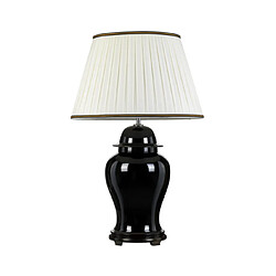 Elstead Lighting Lampe de table Chiling Céramique Noir