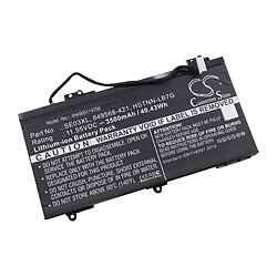 vhbw batterie compatible avec HP Pavilion 14-AL022TX, 14-AL023TU, 14-AL023TX, 14-AL024TU, 14-AL025TU laptop (3500mAh, 11.55V, Li-Ion, noir)