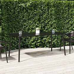 Maison Chic Table de jardin | Table d'extérieur anthracite 165x80x71 cm acier -GKD95191