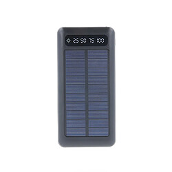 Avis Setty Batterie de Secours Solaire 10000mAh avec 4 Câbles Intégrés Noir