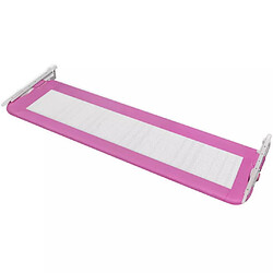 Acheter vidaXL Barrière de lit pour enfants 150 x 42 cm Rose