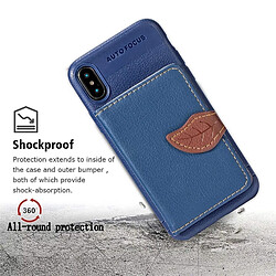 Acheter Wewoo Coque Housse en cuir magnétique pour iPhone X, avec fentes porte-cartes & porte-monnaie & cadre photo noir